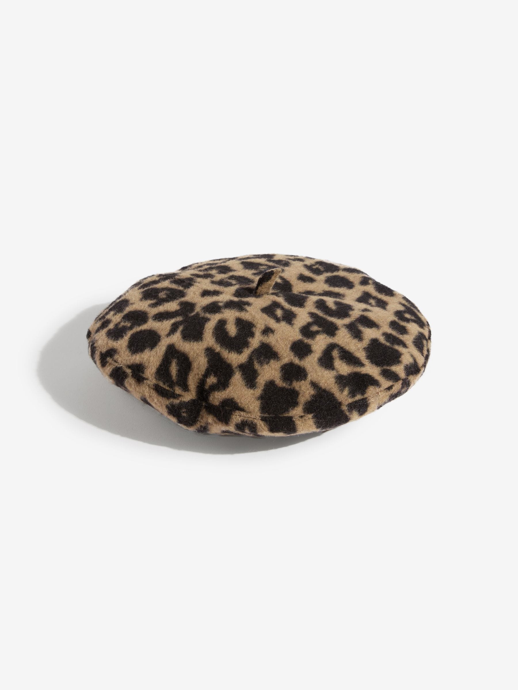 Buy Love & Roses Leopard Beret Hat from the Next UK online shop