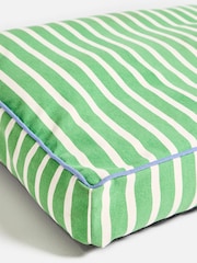 Oliver Bonas Green Extra Large Stripe Pet Cushion - Image 2 of 3