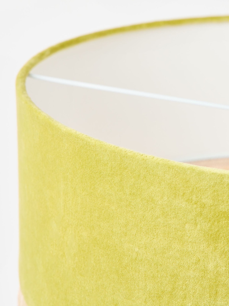 Oliver Bonas Green Ero Drum Pendant Lampshade - Image 6 of 6