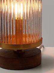 Oliver Bonas Brass Vaso Metal & Glass Desk & Table Lamp - Image 5 of 6