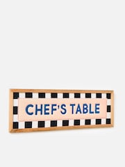 Oliver Bonas Pink Chef’s Table Embroidered Framed Wall Art - Image 6 of 6