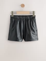 Black Coated Shorts (3-16yrs) - Image 1 of 4