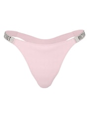 Victoria's Secret Angel Pink Brazilian Shine Strap Knickers - Image 4 of 4
