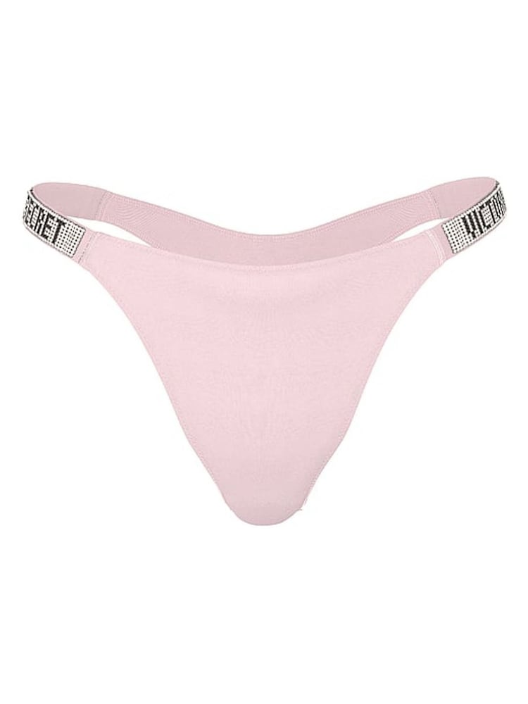 Victoria's Secret Angel Pink Brazilian Shine Strap Knickers - Image 4 of 4 Victoria's Secret Angel Pink Brazilian Shine Strap Knickers - Image 4 of 4