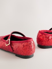 Red Sequin Mary Jane Shoes - Image 5 of 5