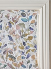 Multicoloured Ready Made Blackout/Thermal Leaves Print Roman Blind - Image 6 of 7