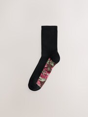 Tapestry Floral - Pack de 5 pares de calcetines tobilleros con detalle en la planta - Imagen 4 de 8