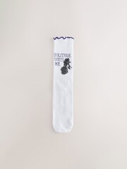 Wednesday License Lettuce Welt Ankle Socks 3 Pack - Image 4 of 4