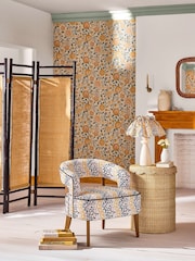 Cath Kidston Yellow Strawberry Garden A4 Wallpaper Sample - Image 1 of 4