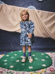 Cath Kidston Blue Clouds Moomins Collar Dress (3mths-8yrs) - Image 7 of 14