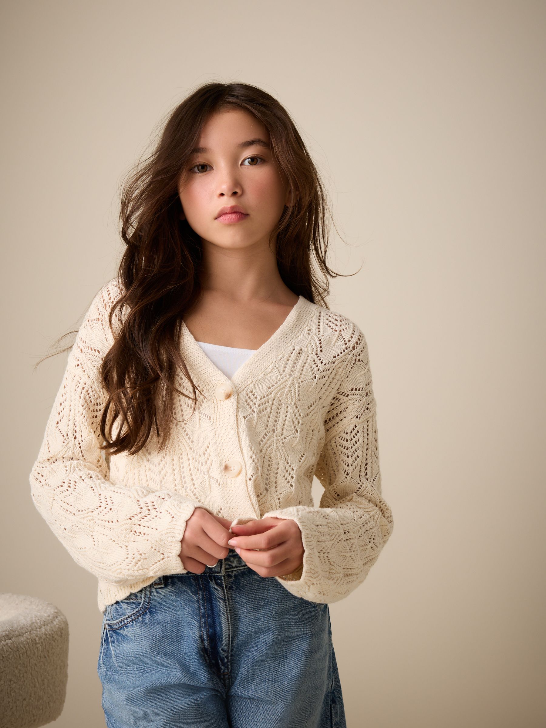 【TIGRE BROCANTE】7分袖Cardigan / UJK-58-F99 On the Prowl Tiger Cardigan - Tennessee Jane