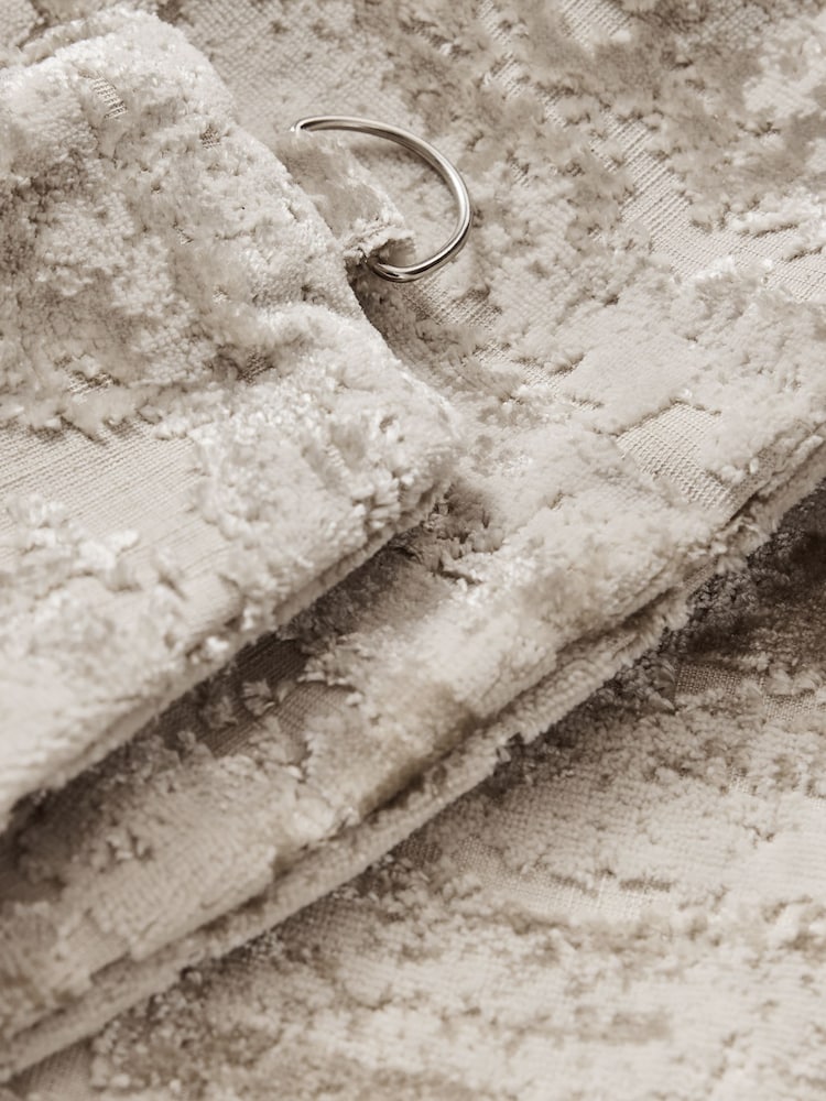 Set of 2 Mid Natural Collection Luxe Tie Backs Chic Velvet Curtains - Image 4 of 4