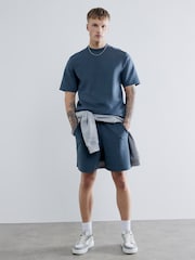 River Island Grey Regular Fit Luminis Shorts - Image 4 of 4