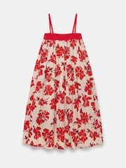 Mint Velvet Red Floral Print 100% Cotton Maxi Dress - Image 8 of 8