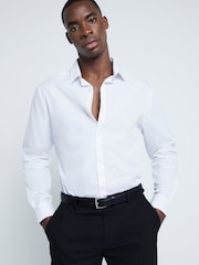River Island White Slim Fit Formal Shirt - Image 1 of 5