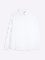 River Island White Slim Fit Formal Shirt - Image 4 of 5
