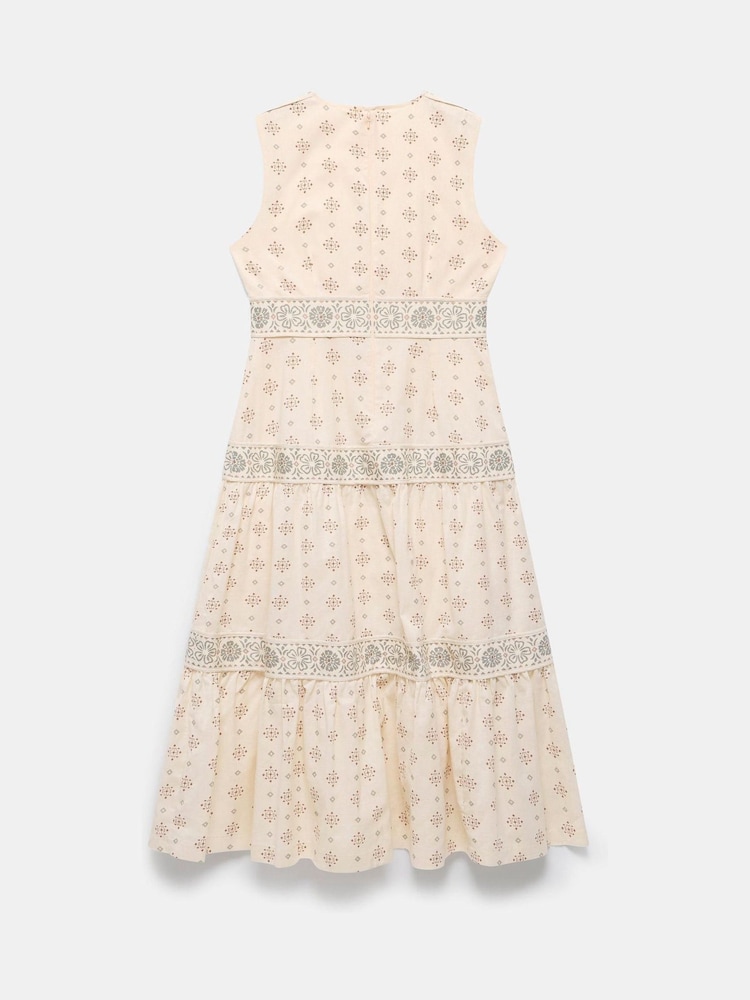 Mint Velvet Natural Print Maxi Dress - Image 8 of 8