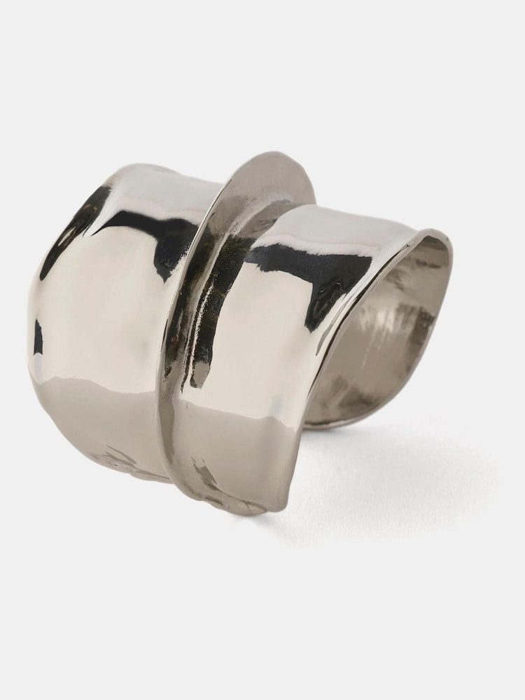 Mint Velvet Silver Tone Cuff Bracelet - Image 1 of 4
