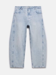 Mint Velvet Blue Barrel Leg Jeans - Image 6 of 7