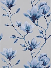 Harlequin Indigo Lotus Idyllic A4 Wallpaper Sample - Image 1 of 1