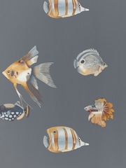 Harlequin Amber Slate Kamanu Idyllic A4 Wallpaper Sample - Image 1 of 1