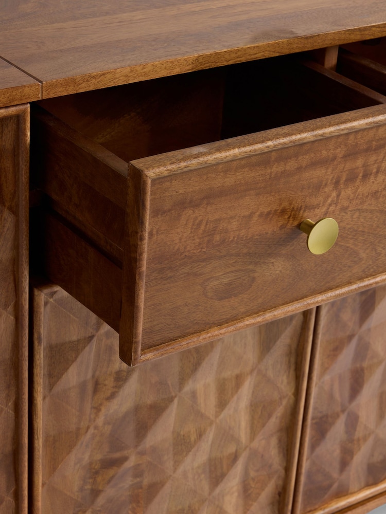 Dark Lloyd Mango Wood Extra Large Sideboard - Image 6 of 6 Dark Lloyd Mango Wood Extra Large Sideboard - Image 6 of 6