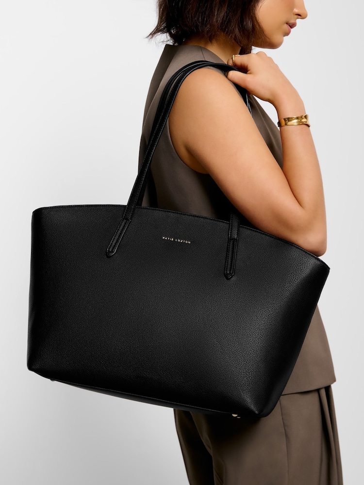 Katie Loxton Black Harlyn Work Tote Bag - Image 4 of 4