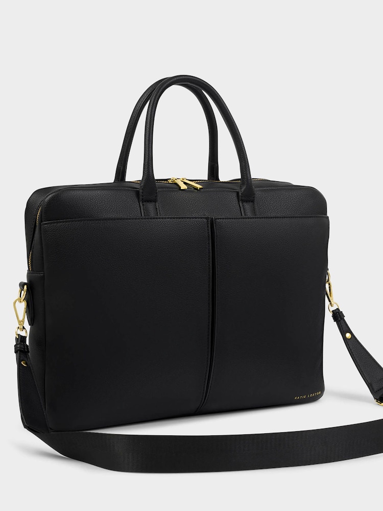 Katie Loxton Black City Laptop Bag - Image 5 of 5