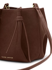 Katie Loxton Brown Mini Celina Suedette Bucket Bag - Image 3 of 4