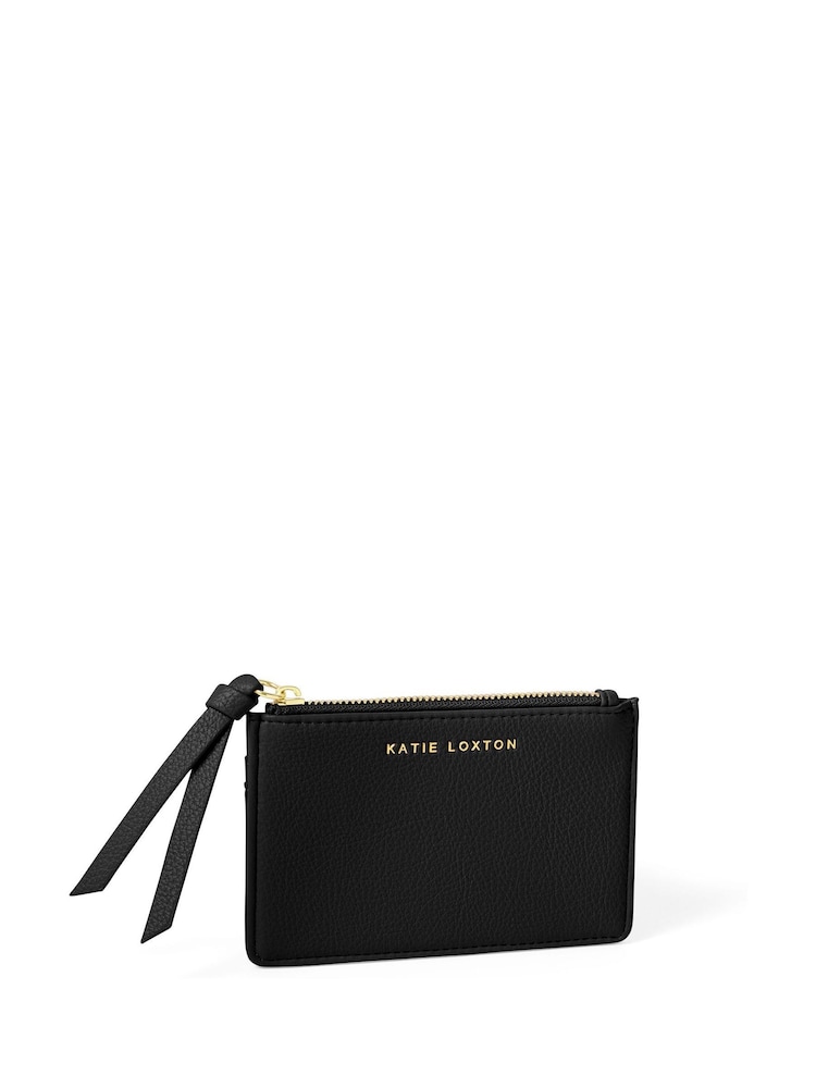 Katie Loxton Black Hallie Coin & Card Holder - Image 1 of 4