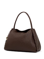 Katie Loxton Brown Large Nova Hand Woven Shoulder Bag - Image 1 of 5
