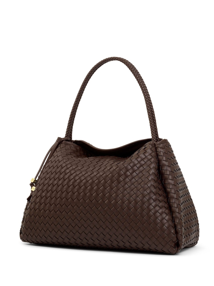Katie Loxton Brown Large Nova Hand Woven Shoulder Bag - Image 1 of 5