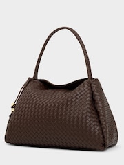 Katie Loxton Brown Large Nova Hand Woven Shoulder Bag - Image 7 of 7