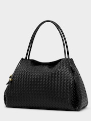 Noir - Katie Loxton grand sac bandoulière tissé à la main Nova - Image 8 de 8