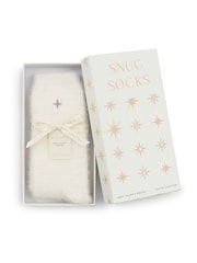 Katie Loxton White Gift Boxed Fluffy Socks - Image 1 of 3