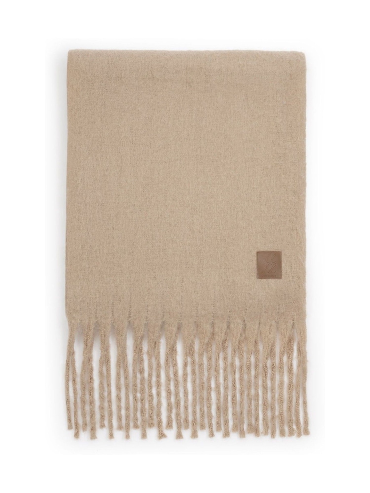 Katie Loxton Natural Oversized Tassel Scarf - Image 1 of 4