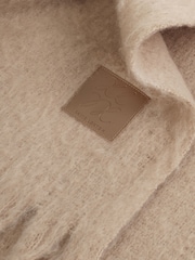 Katie Loxton Natural Oversized Tassel Scarf - Image 3 of 4