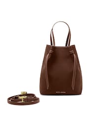 Katie Loxton Brown Celina Suedette Bucket Bag - Image 1 of 4
