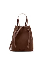 Katie Loxton Brown Celina Suedette Bucket Bag - Image 2 of 4
