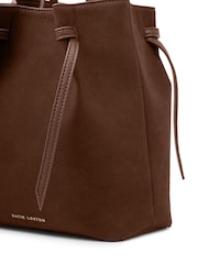 Katie Loxton Brown Celina Suedette Bucket Bag - Image 3 of 4