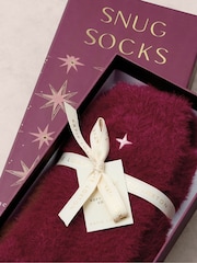 Katie Loxton Red Gift Boxed Fluffy Socks - Image 3 of 3