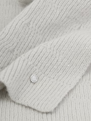 Katie Loxton Grey Sequin Scarf - Image 2 of 4
