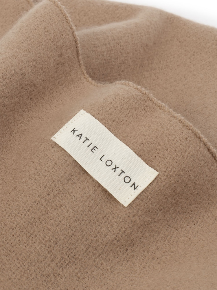 Katie Loxton Brown Triangle Blanket Scarf - Image 2 of 4 Katie Loxton Brown Triangle Blanket Scarf - Image 2 of 4