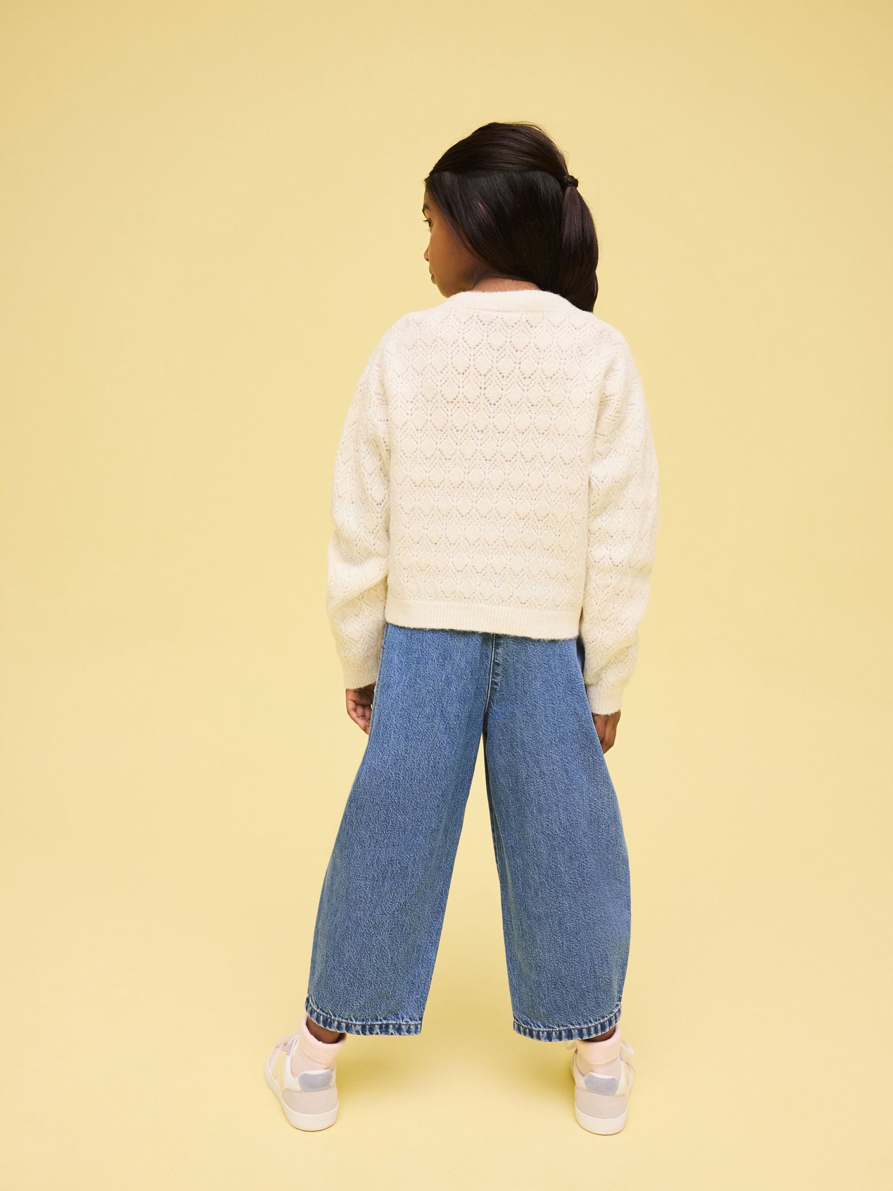 Buy Ecru 3D Flower Embroidered Jumper (3-16yrs) from the Next UK