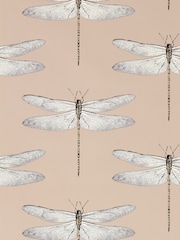 Harlequin Positano First Light Taupe Demoiselle Idyllic A4 Wallpaper Sample - Image 1 of 1