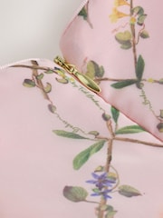 Baker by Ted Baker Pink Organza Floral Trellis Lace Overlay Dress - Image 14 of 15