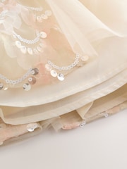 Baker by Ted Baker Sequin Godet Mesh Dress & Cape Set - صورة 18 من 22