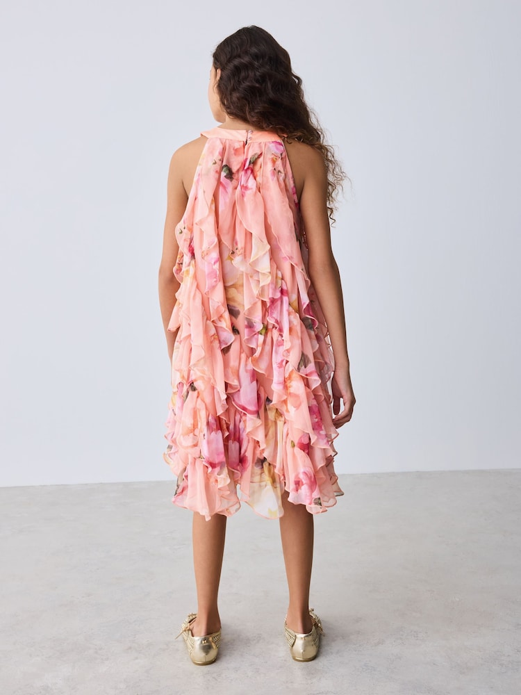 ted baker floral dress neon straps Buy Baker by Ted Baker Floral Halter Waterfall Dress from Next USA
