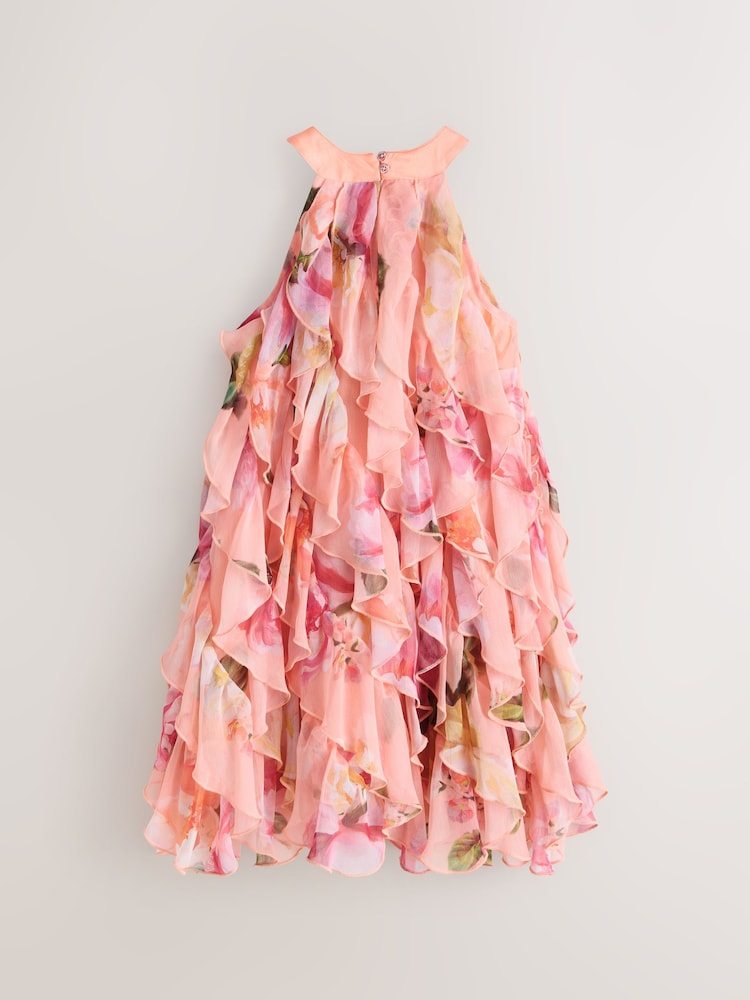 ted baker floral dress neon straps Ted Baker Rosa Kensington Floral Midi Dress