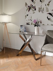 Centrepiece Chrome Cluster Console Table - Image 1 of 4